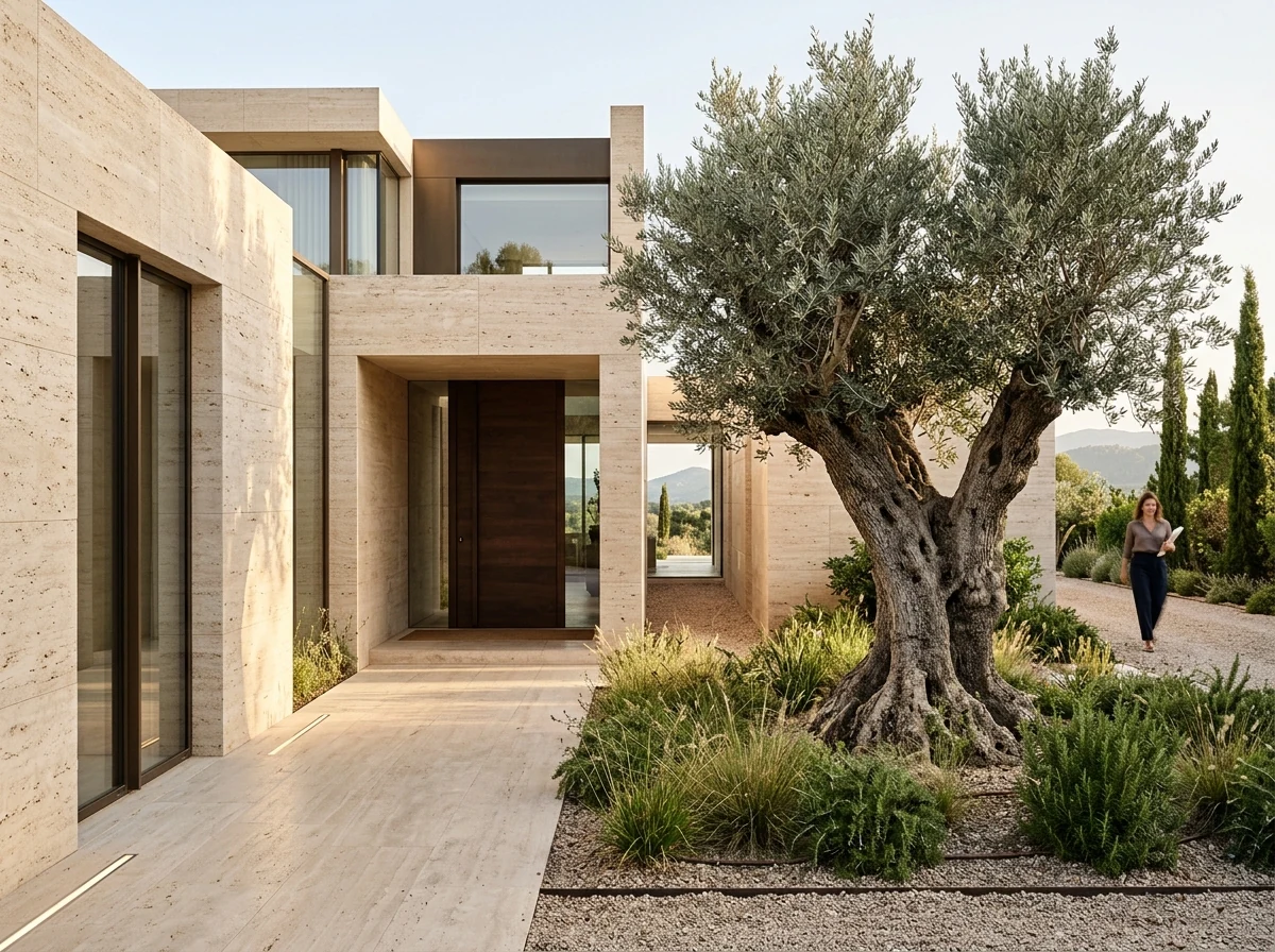 Olivo Centenario Monumental en Villa de Lujo Suiza — Ancient Specimen Olive Tree Olea europaea